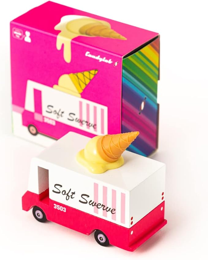 Candylab Toys CANDYCAR® Wooden Food Truck Collection - Ice Cream