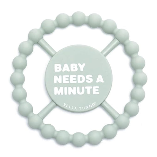Bella Tunno Happy Teether ??Soft & Easy Grip Baby Teether Toy, Silicone Teether Ring to Help Soothe Gums
