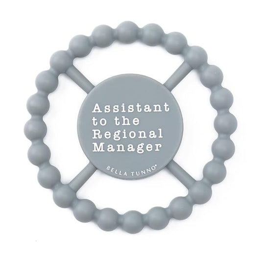 Bella Tunno Happy Teether ??Soft & Easy Grip Baby Teether Toy, Silicone Teether Ring to Help Soothe Gums