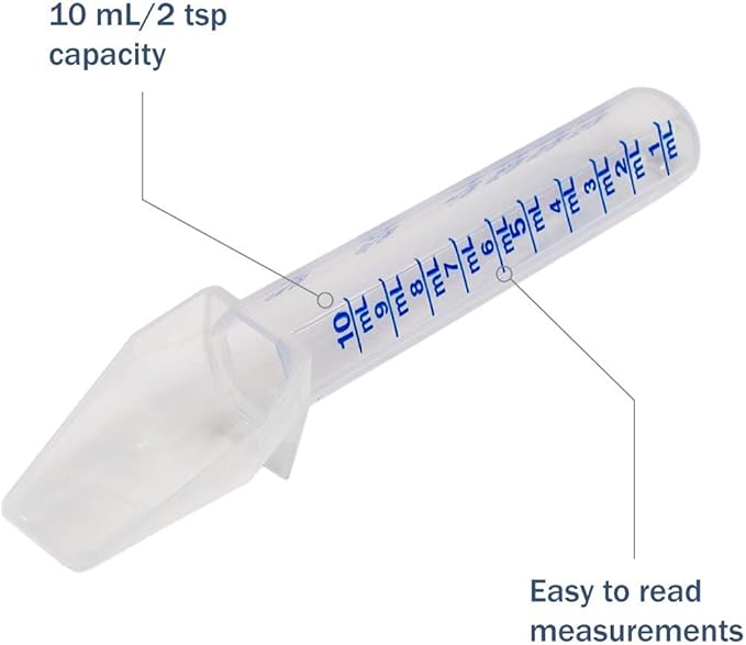 EZY DOSE Kids Oral Liquid Medicine Spoon For Baby & Toddler, Deliver Correct Dose 10mL/2 TSP