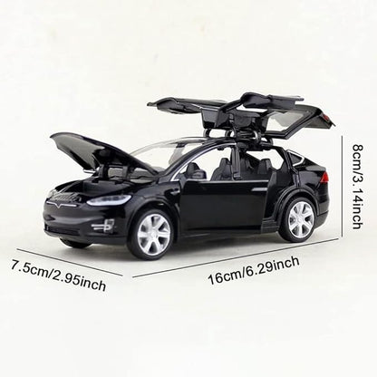 1:32 Scale Model X Alloy Car Model Diecast Toy Vehicles for Kids, Car Model Toy，Pull Back Alloy Car with Lights and Music