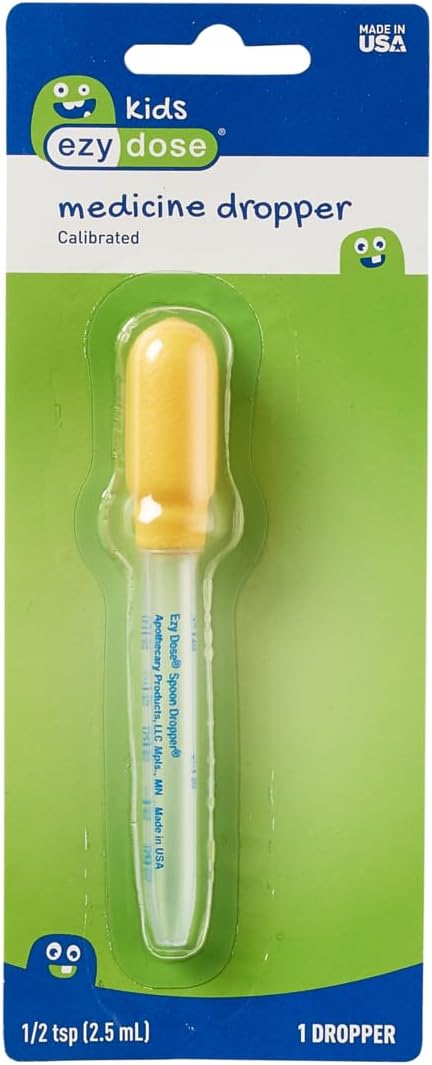 EZY DOSE Kids Oral Liquid Medicine Dropper, For Baby & Toddler 2.5mL/0.5 TSP