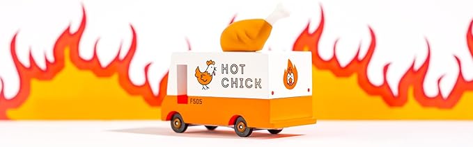 Candylab Toys CANDYCAR® Wooden Food Truck Collection - Fried Chicken