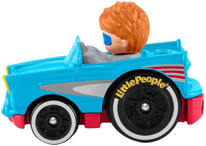 Little People Wheelies Retro Convertible - GMJ25 ~ Baby Blue