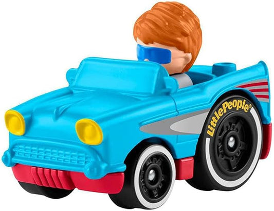 Little People Wheelies Retro Convertible - GMJ25 ~ Baby Blue