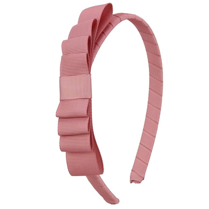 7Rainbows 12 Colors Cute Bows Headbands for Toddler Girls.