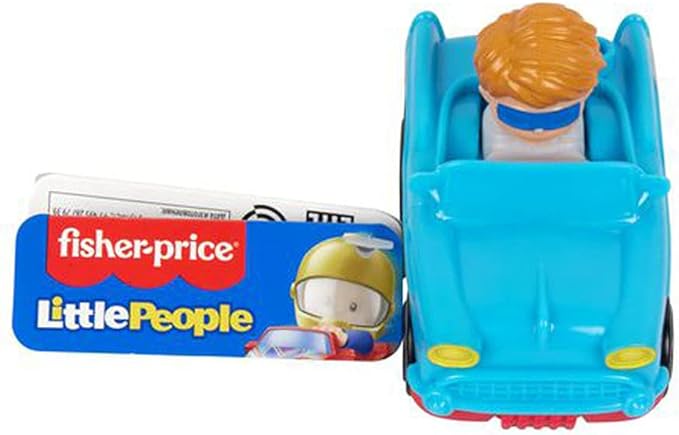 Little People Wheelies Retro Convertible - GMJ25 ~ Baby Blue
