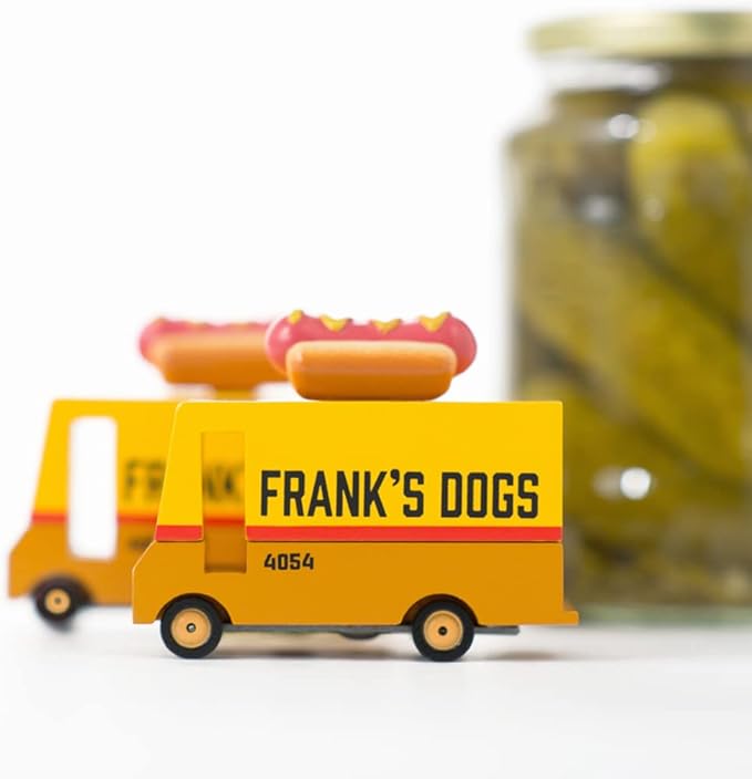 Candylab Toys CANDYCAR® Wooden Food Truck Collection - Hot Dog