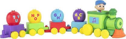 CoComelon Musical Alphabet Train with JJ-Features with Music,Sounds & Phrases-4 Alphabet Wagons 1 JJ