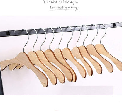 5 Pack Kids Hangers Baby Hanger Wooden ,8.6 INCH Pet Clothes Hangers for for Dog Cat Baby Toddler Kids Little Hangers for Doll Dress Clothes Gown Outfit Holders Accessories (L)