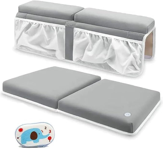 Baby Bath Kneeler & Elbow Rest Set | Thick Non-Slip Cushion Bath Kneeling Pad