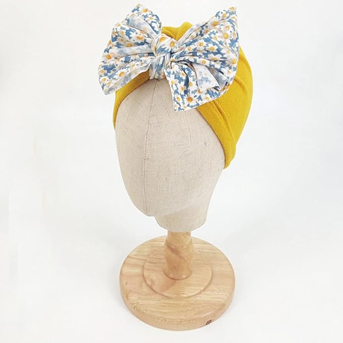 XYX Baby Girl Toddlers Breathable Cotton Hat Newborn Knotted Hat