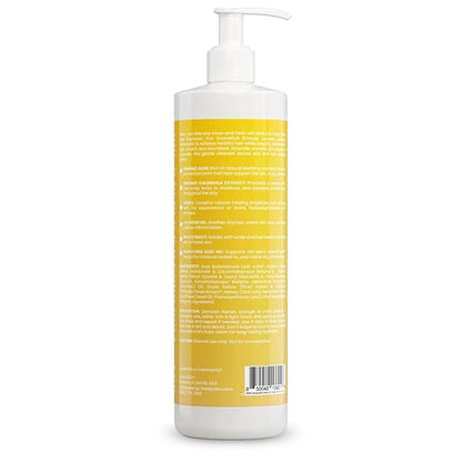 Kids Gentle Moisturizing Shampoo and Hypoallergenic Body Wash - Hydrating Shampoo and Organic Baby Wash for Sensitive Skin with Honey and Lavender (16oz)