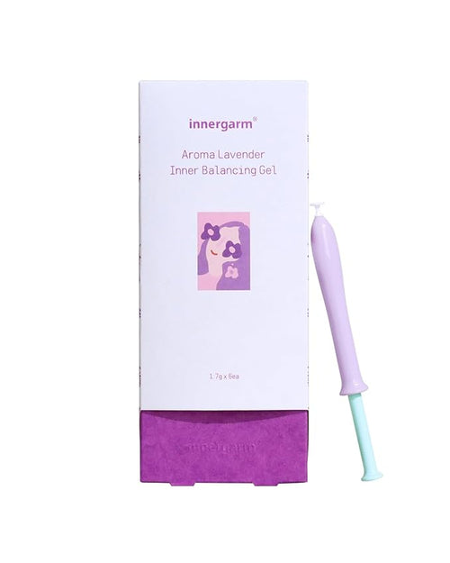 Innergarm Disposable Aroma Lavender Inner Balancing Gel - Deodorant & Balancing Care, Intimate Cleansing for Women 6 Count