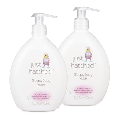 Sleepy Baby Wash Multi-Pack - Relaxing Bath + Body, Snuggly Yummy Fragrance 13.5 fl (2 Pack)