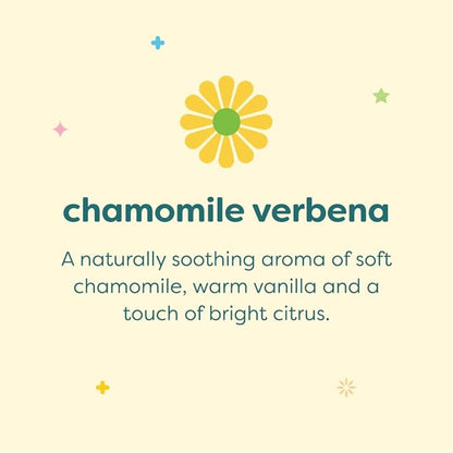 Babyganics Baby Shampoo + Body Wash Pump Bottle, Chamomile Verbena 16 Fl