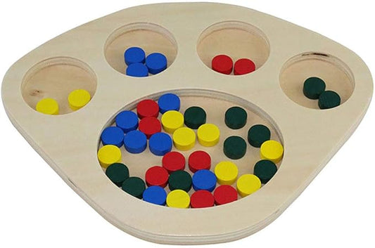 Kghios Montessori Infant Toys Materials for Toddlers Sorting Tray Montessori Materials Educational Tools Preschool Early Development Babies Toy