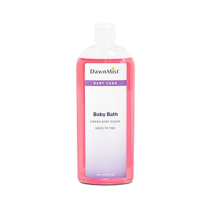 Dukal BB4548 Dawn Mist Baby Bath with Dispensing Cap, 16 oz. Bottle 12