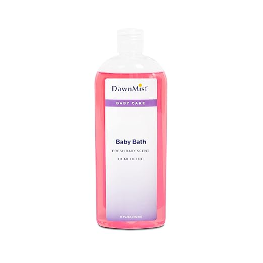 Dukal BB4548 Dawn Mist Baby Bath with Dispensing Cap, 16 oz. Bottle 12