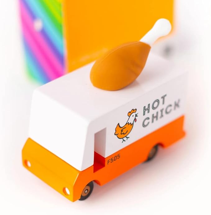 Candylab Toys CANDYCAR® Wooden Food Truck Collection - Fried Chicken
