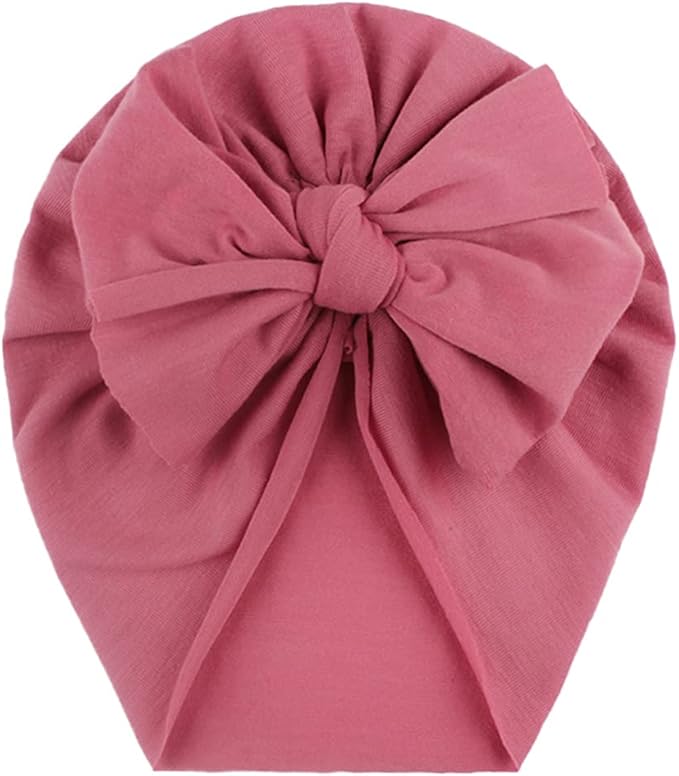 XYX Baby Girl Toddlers Breathable Cotton Hat Newborn Knotted Hat