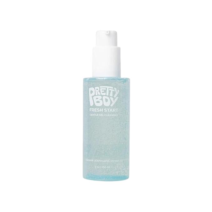PrettyBoy Fresh Start Gentle Face Cleanser | Hydrating & Exfoliating with Niacinamide, Hyaluronic Acid