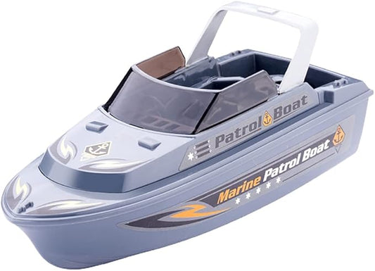 Speed Boat Water Toy, Electric Patrol Boat Coast Guard Vessel 2)