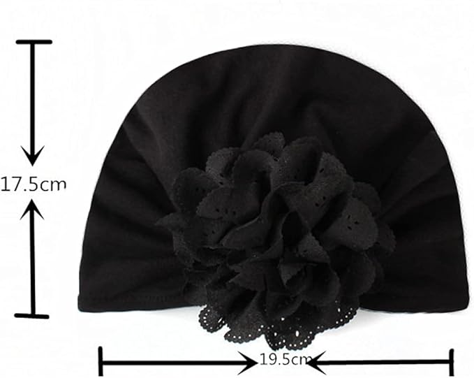 XYX Baby Girl Toddlers Breathable Cotton Hat Newborn Knotted Hat