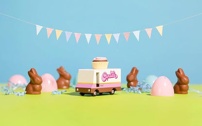 Candylab Toys CANDYCAR® Wooden Food Truck Collection - Cupcake Van,