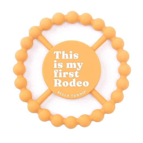 Bella Tunno Happy Teether ??Soft & Easy Grip Baby Teether Toy, Silicone Teether Ring to Help Soothe Gums