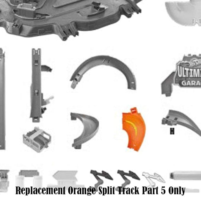 Replacement Parts for Hot Wheels City Ultimate Garage GJL14 - Die-Cast Cars Playset ~ Replacement Track Part #5
