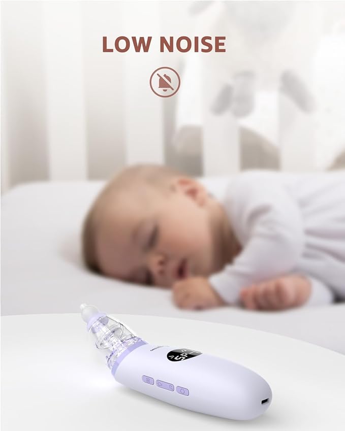 GROWNSY Nasal Aspirator for Baby | Baby Nose Sucker 3 Silicone