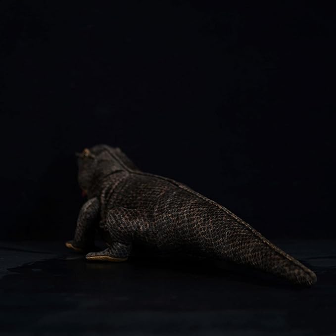 ZHONGXIN MADE Komodo Dragon Plush Toy - Lifelike 30inch Komodo Dragon Monitor Lizard Stuffed Animals, Soft Crawling Long Lizard Stuffed Toys, Unique Plushie Toys Model Dolls Collection for Kids
