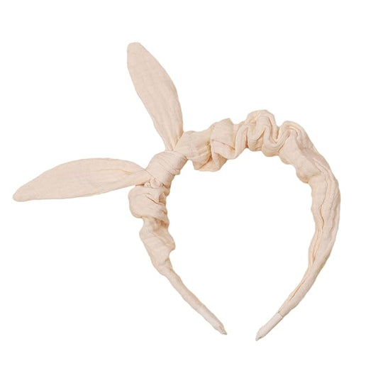 Bunny Ears Headband - 1Pcs Rabbit Ear Hairbands Beige Spa