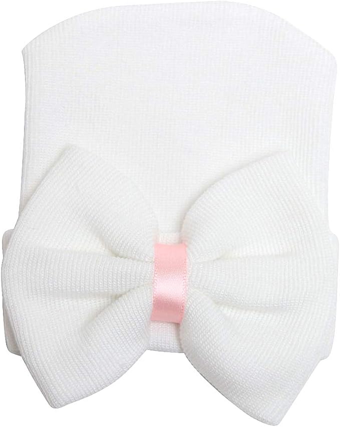 XYX Baby Girl Toddlers Breathable Cotton Hat Newborn Knotted Hat