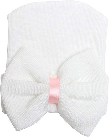 XYX Baby Girl Toddlers Breathable Cotton Hat Newborn Knotted Hat