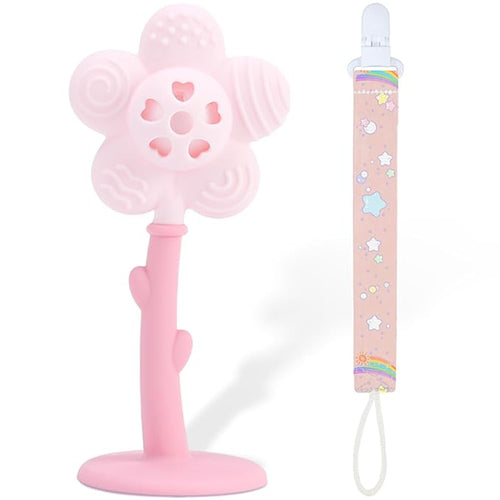 Baby Chew Toys 0-6 Months, Baby Teether Toy Rattle Toy 6-12 Months,