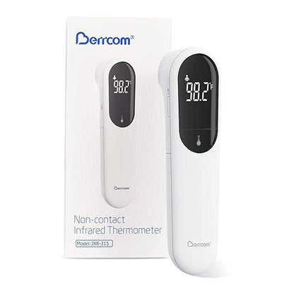 Berrcom No Touch Forehead Thermometer for Adults and Kids, Digital