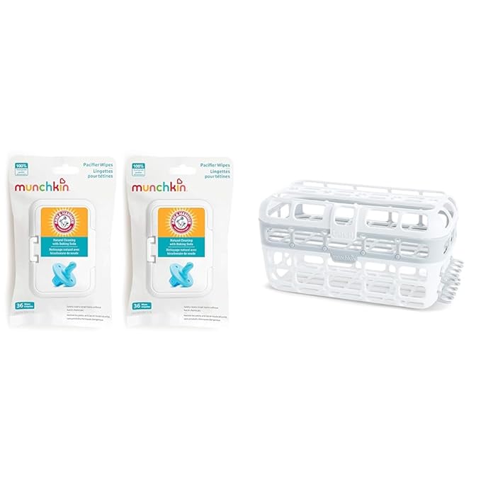 MunchkinÂŽ Arm & Hammer Pacifier Wipes 72 Pack & High