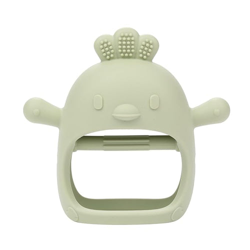 AIXMEET Silicone Baby Teething Toys, Chick Baby Teether Toy for 3+ Months
