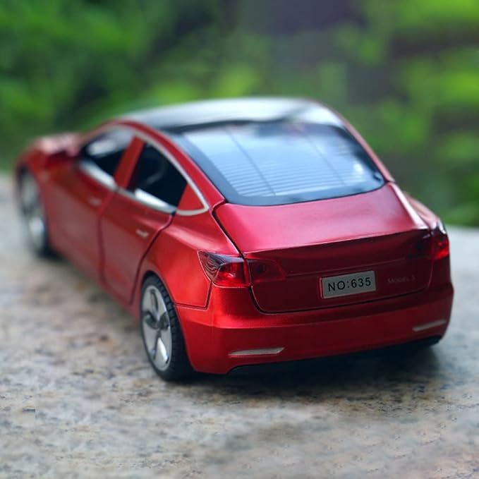 1:32 Scale Model 3 Alloy Car Model Diecast Toy Vehicles for Kids, car Model Toy，Pull Back Alloy Car with Lights and Music