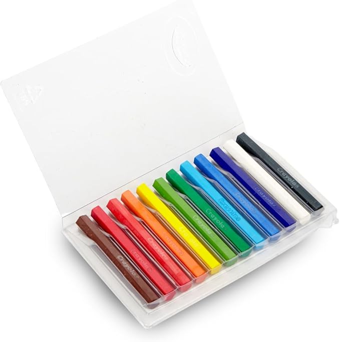 Crayola Color Sticks (12 Count), Woodless Colored Pencils Set for Kids, Classroom Art Supplies, Fine Lines & Broad Strokes, Non-Toxic