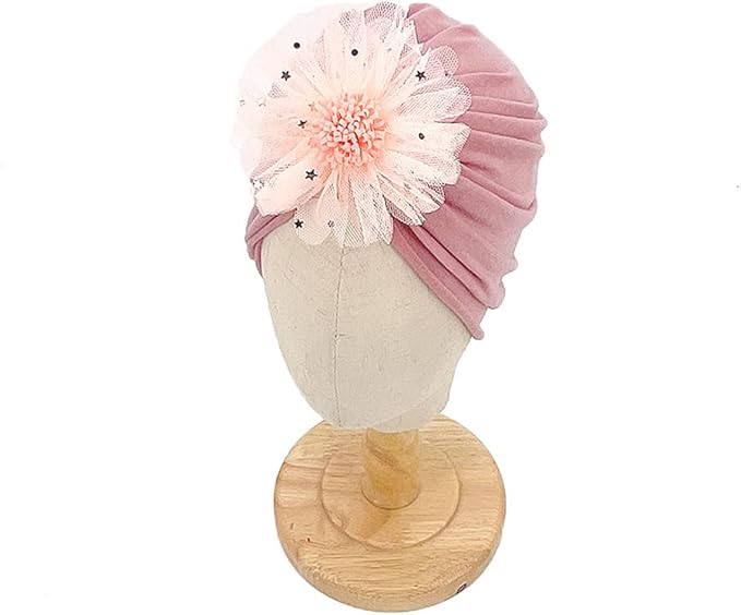 XYX Baby Girl Toddlers Breathable Cotton Hat Newborn Knotted Hat