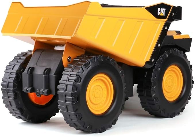 CAT Construction Toys, 20" Mighty Steel Dump Truck - Sturdy Steel & Plastic Construction 3+ Yr