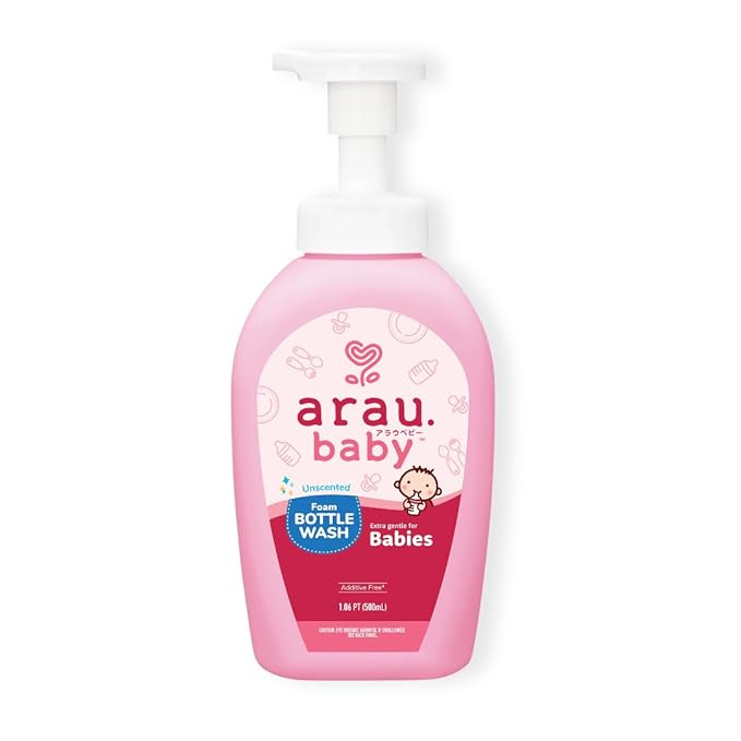 Unscented Foam Bottle Wash | Dish Soap Safe for Newborns 17 fl 1)