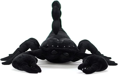 ZHONGXIN MADE Emperor Scorpion Plush Toy - Realistic 16" Black Scorpion Stuffed Animal, Simulation Soft Creeping Animals Scorpion Stuffed Toys, Unique Plushie Toys Model Dolls Collection for Kids