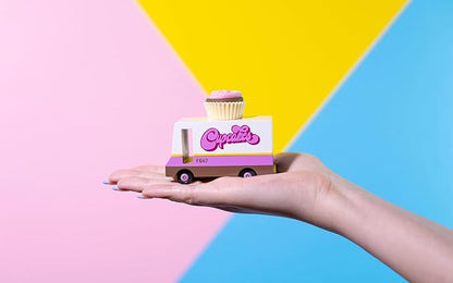 Candylab Toys CANDYCAR® Wooden Food Truck Collection - Cupcake Van,