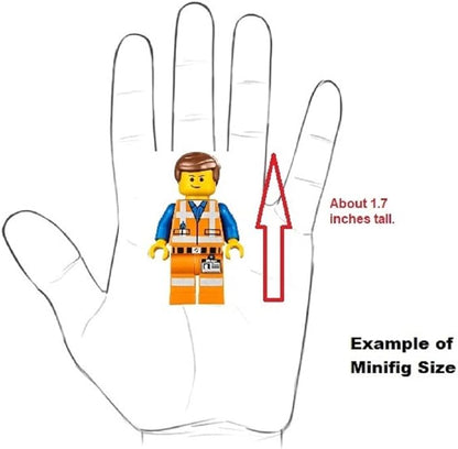 Lego City: Construction Worker Minifigure with Cement Mixer