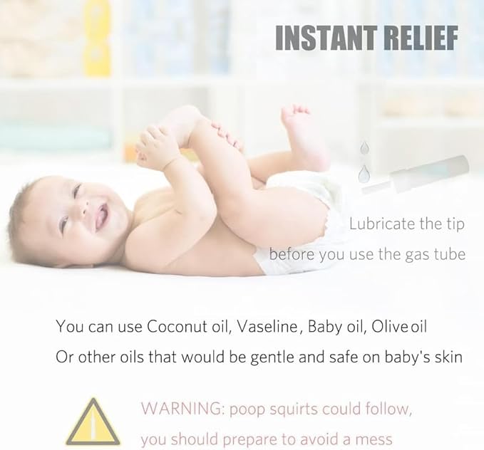 JAPARA Gas and Colic Reliever for Babies, Natural Solution for Baby Colic and Gas Relief 100% Safe (10 Count)