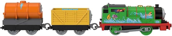 Thomas & Friends Percy and Troublesome Truck, battery-powered motorized toy 3 years